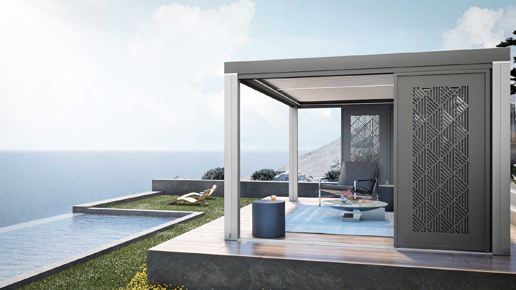 Pergola lames orientables